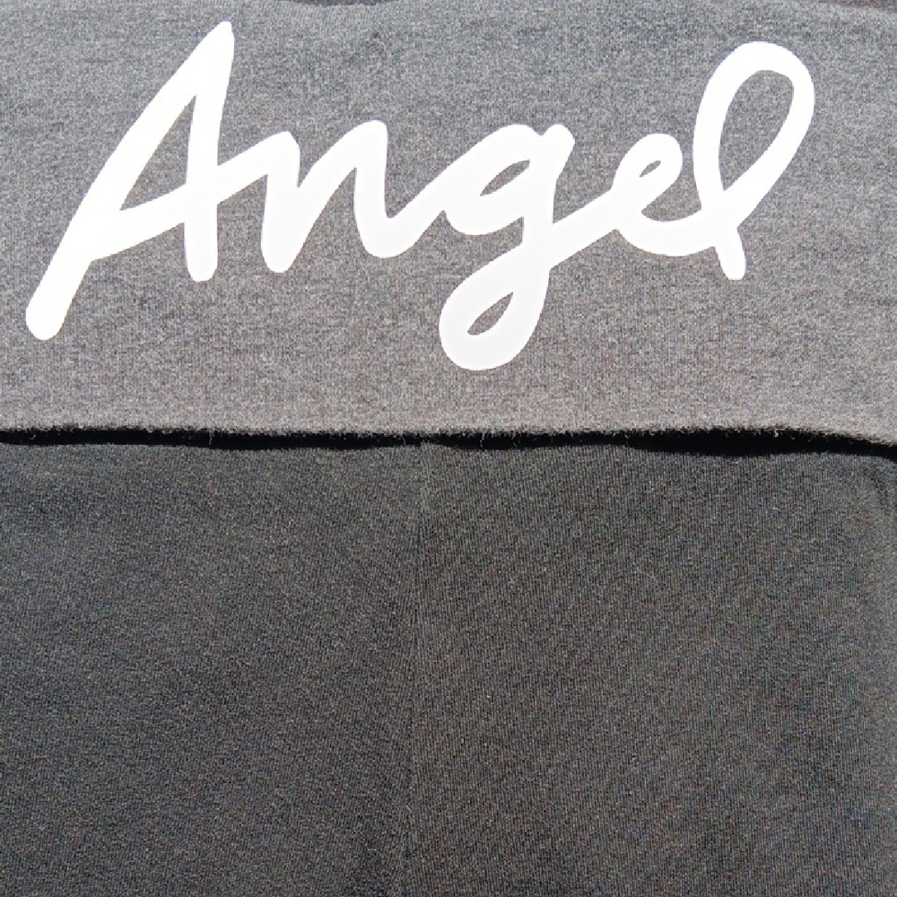Gray and Black 'Angel' Leggings